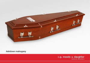 Solid Timber Coffin Ashdown-mahogany