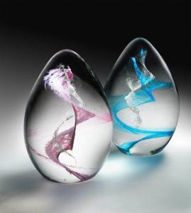 crystal remembrance cremation eggs