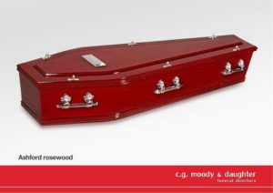 laminated coffin Ashford-rosewood